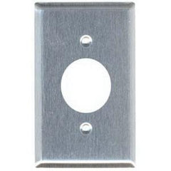 MULBERRY Mulberry 97091 1 Gang Stainless Steel Receptacle Wallplate
