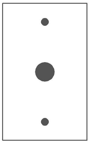 MULBERRY Mulberry 97201 Phone Wallplate, 1 Gang, Stainless Steel, Surface Mount