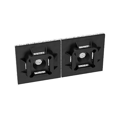 PANDUIT Panduit ABM100-AT-C0 Cable Tie Mount 4-Way (100-Pack)
