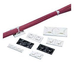 PANDUIT Panduit ABM4H-A-L Cable Tie Mount 4-Way Rubber Adhesive Tape Mount
