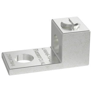 PANDUIT Panduit LAMA6-14-C Pan-Lug Al Mech6 AWG Tin Plt 1hole 1/4 StudPK100