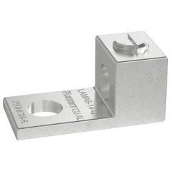 PANDUIT Panduit LAMA6-14-C Pan-Lug Al Mech6 AWG Tin Plt 1hole 1/4 StudPK100