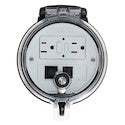 PANDUIT Panduit DAP4BC-G3-6 Data Access Port 4in Base GFCI Outlet Cat 6 Coupler