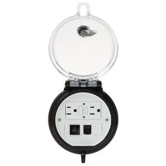 PANDUIT Panduit DAP4BC-G3-6 Data Access Port 4in Base GFCI Outlet Cat 6 Coupler