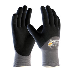 PIP PIP 34-875/M MaxiFlex Ultimate Seamless Knit Nylon/Elastane Gloves, Nitrile Coat Palm, Fingers & Knuckles