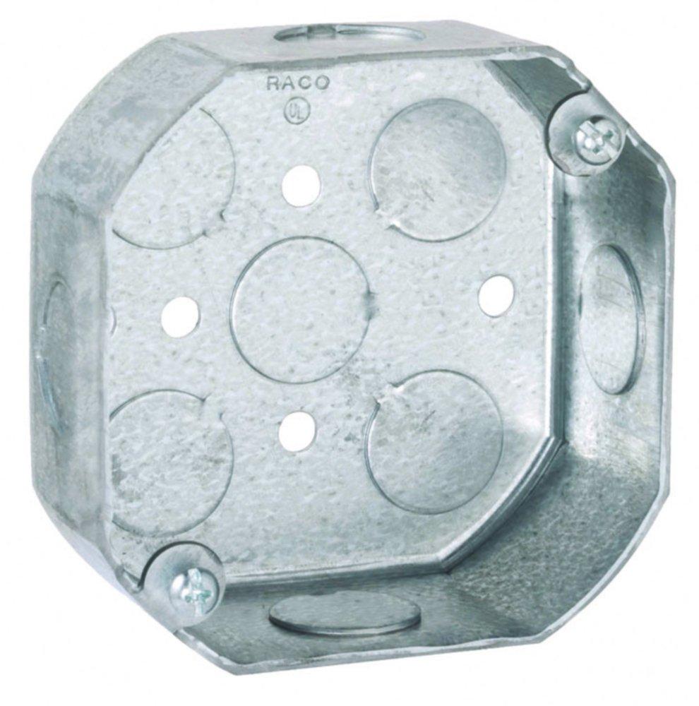 RACO RACO 125 Octagon Metal Box 4 Inch
