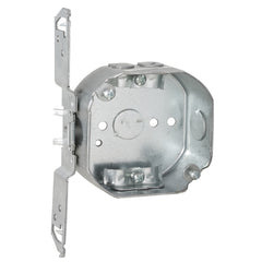 RACO RACO 164 4 In. Oct. Box, 1-1/2 In. Dp. - Drawn with NMSC Clamps, TS Brkt, 1/2In.Setback