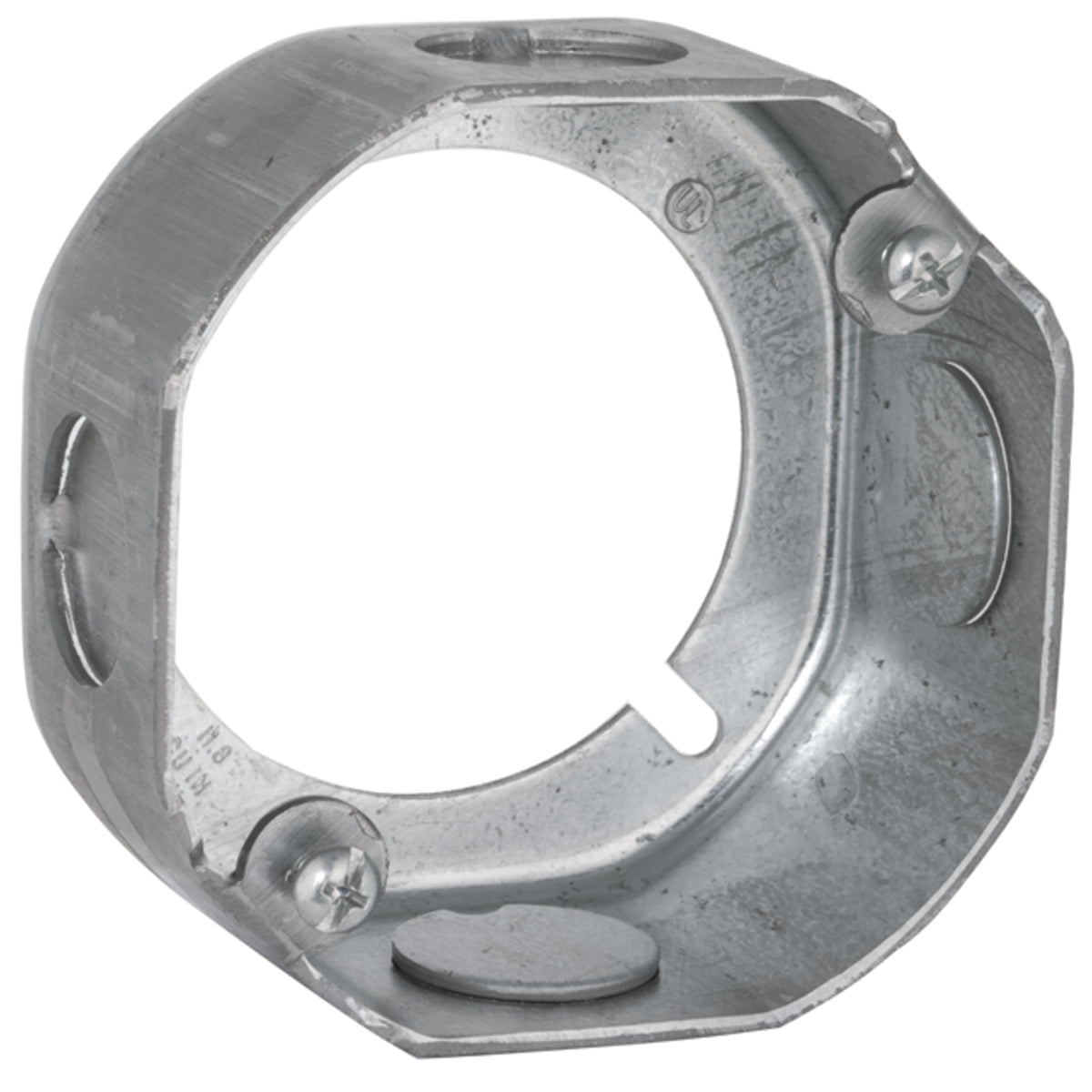 RACO RACO 111 3-1/2 Octagon Extension, 1-1/2 Deep, 1/2 Side Knockouts