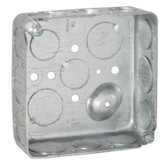RACO RACO 192 Square Box, 4 Inch Square, 1-1/2 Inch Deep
