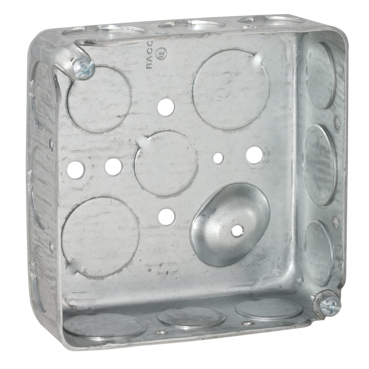 RACO RACO 192 Square Box, 4 Inch Square, 1-1/2 Inch Deep