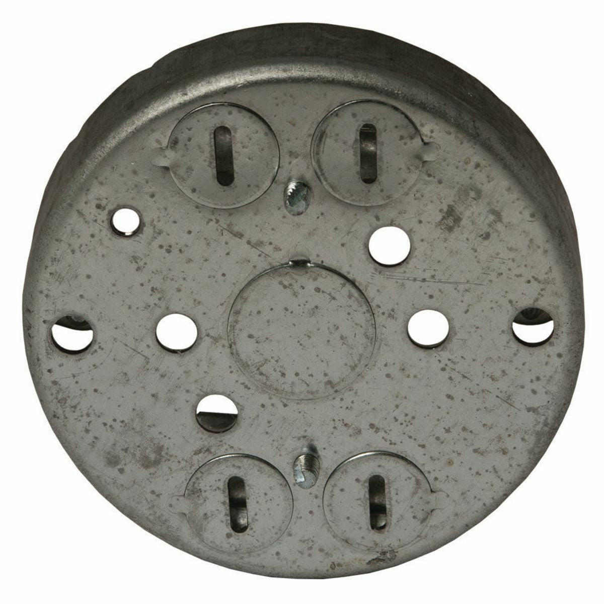 RACO RACO 287 3-1/2 In. Round Ceiling Pan - Drawn with NMSC Clamps, 3/4 In. Depth