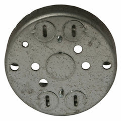 RACO RACO 287 3-1/2 In. Round Ceiling Pan - Drawn with NMSC Clamps, 3/4 In. Depth