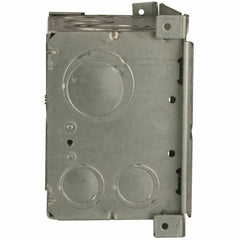 RACO RACO 263 4-11/16 In. Lg Capacity Steel Wall Bx. 3-1/4 In. Dp. Weldedw/ConduitKO's Raised Ground 1/2-2 KO