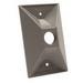 RACO Raco 5186-0 Powder Coated Die Cast Metal 1-Gang Cluster Cover 2-27/32 Inch x 4-19/32 Inch