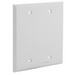 RACO Raco 5175-1 Powder Coated Aluminum Square Blank Cover 4-1/2 Inch x 4-1/2 Inch White