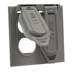 RACO RACO 5148-0 RAC Weatherproof Cover 4-531 Inches 2 Duplex Receptacle
