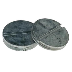 RACO Raco 5270-0 Gray Die Cast Zinc Round Slotted Closure Plug 3/4 Inch NPT