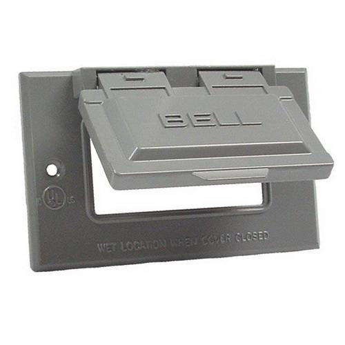 RACO BELL 5101-0 RAC 1G Horizontal WP Cover GFCI