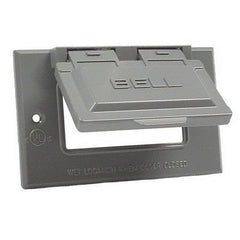 RACO BELL 5101-0 RAC 1G Horizontal WP Cover GFCI