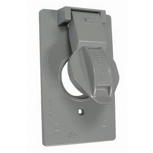RACO BELL 5155-0 RAC 1G Vertical WP Cover 1.406 Dia