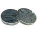 RACO Raco 5271-0 Gray Die Cast Zinc Round Slotted Closure Plug 1 Inch NPT