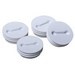 RACO Raco 5269-1 White Non-Metallic Round Slotted Weatherproof Closure Plug 1/2 Inch NPT