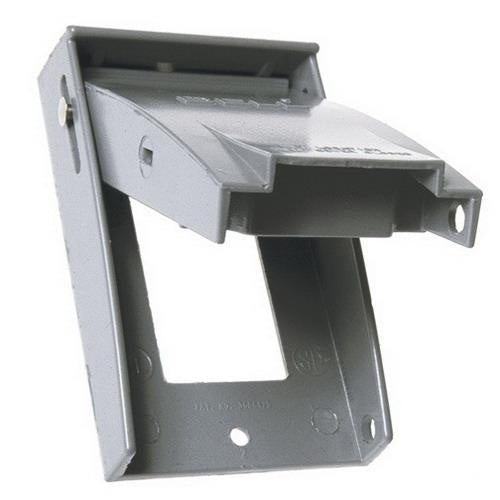 RACO Raco 5028-0 Padlockable Self-Closing Device Cover 2-3/4 Inch x 1-1/8 Inch x 4-1/2 Inch