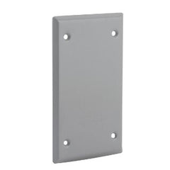 RACO BELL 5174-0 RAC 1G VERT/HORIZ WP COVER BOX MT BLANK GRAY