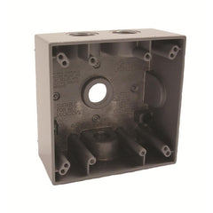 RACO Raco 5335-0 Weatherproof Electrical Box With Lug 4-1/2 Inch x 4-1/2 Inch x 2 Inch