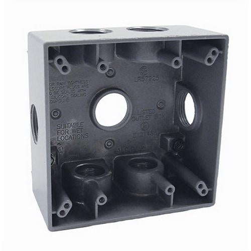 RACO Raco 5346-0 Weatherproof Electrical Box 4-1/2 Inch x 4-1/2 Inch