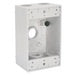 RACO Raco 5321-1 Powder Coated Die-Cast Aluminum 1-Gang Weatherproof Electrical Box With Lug 2-3/4 Inch x 4-1/2 Inch
