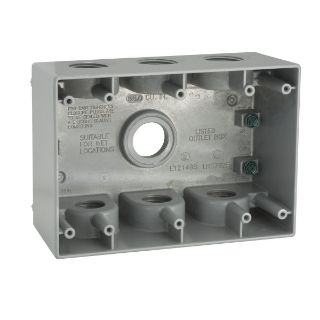 RACO BELL 5390-0 RAC 3G WP DEEP BOX 7 3/4 IN. OUTLETS