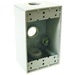 RACO Raco 5320-1 Die Cast Aluminum Weatherproof Outlet Box 2-3/4 Inch x 4-1/2 Inch x 2 Inch