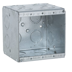 RACO RACO 696 Masonry Bx. Nongangable w/Conduit KO's 3-1/2 In. Deep 2-Gang