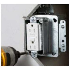 RACO RACO 768AMR 4 in Square Adjustable Mud Ring, Single Device