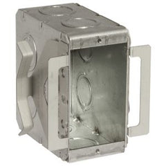 RACO RAC0 695B 1-Gang Block-Loc Masonry Box NonGangable 3-1/2 in Deep Conduit KO's