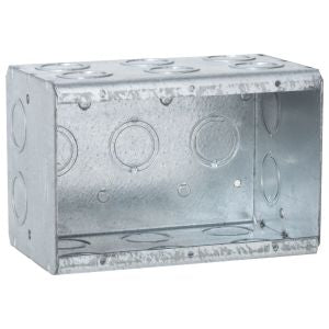 RACO RACO 697 BOX MSNRY STL 67.3CU-IN 3 3 28 KO RECT