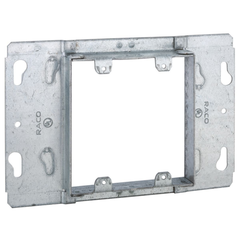 RACO RACO 821 Device Covers for Gang Boxes - Raised 3/4 In., 2-Gang, 7-1/16 In. Width