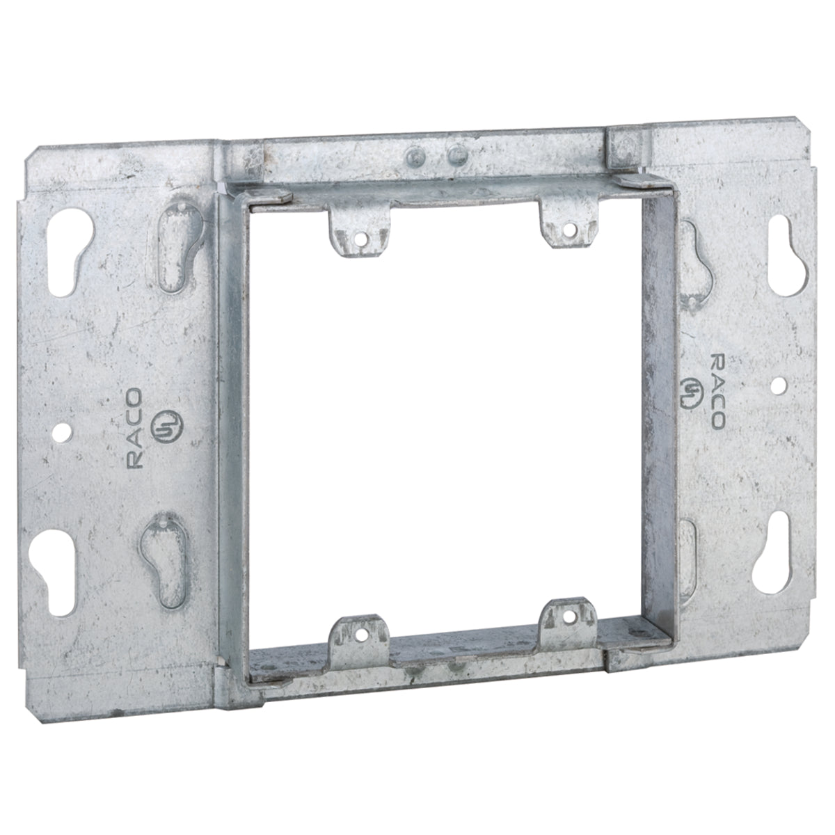 RACO RACO 821 Device Covers for Gang Boxes - Raised 3/4 In., 2-Gang, 7-1/16 In. Width
