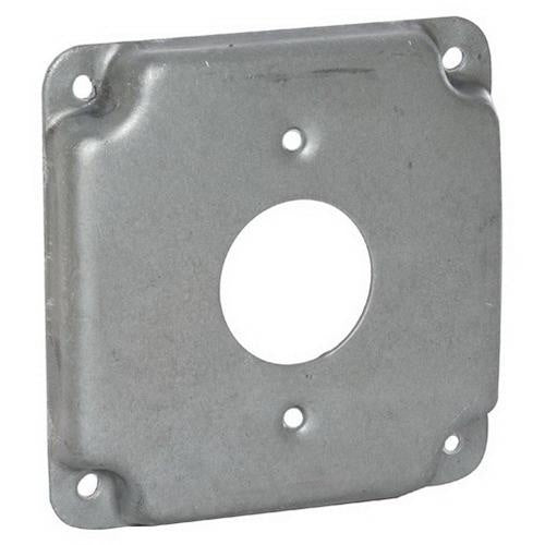 RACO RACO 801C Square Exposed Work Cover 4 Inch Square 1 Receptacle
