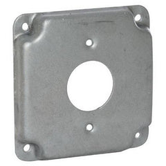 RACO RACO 801C Square Exposed Work Cover 4 Inch Square 1 Receptacle
