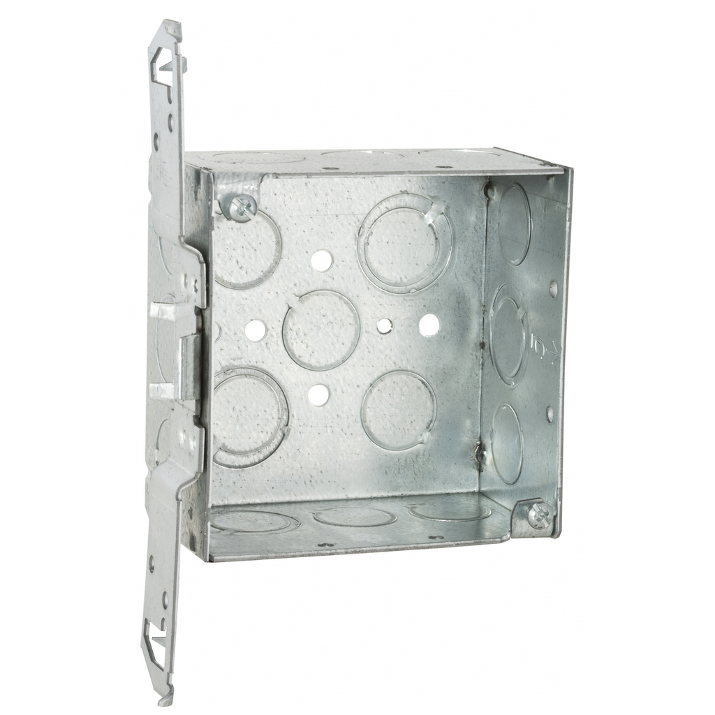 RACO RACO 8235 Square Box Steel Power 30.3 cu-in Capacity 14 Knockouts