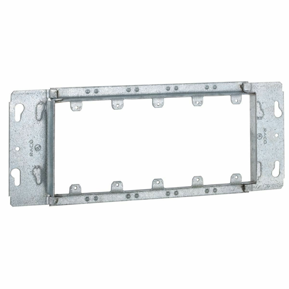 RACO RACO 824 Device Covers for Gang Boxes - Raised 3/4 In., 5-Gang, 12-1/2 In. Width