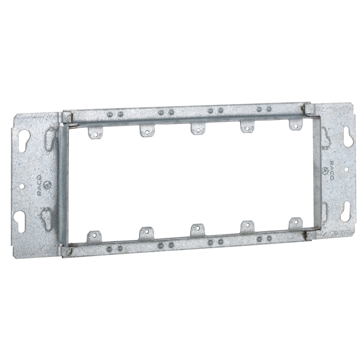 RACO RACO 824 Device Covers for Gang Boxes - Raised 3/4 In., 5-Gang, 12-1/2 In. Width