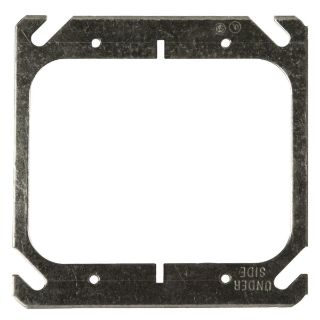 RACO RACO 791 Box Cover 2-Device Flat 4 in x 4 in Stamped Steel