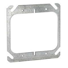 RACO RACO 791 Box Cover 2-Device Flat 4 in x 4 in Stamped Steel