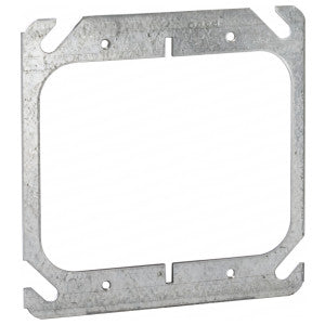 RACO RACO 791 Box Cover 2-Device Flat 4 in x 4 in Stamped Steel