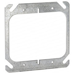 RACO RACO 791 Box Cover 2-Device Flat 4 in x 4 in Stamped Steel