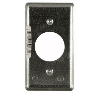 RACO RACO 863 Handy Box Cover Steel Single Receptacle 4-3/16 x 2-5/16