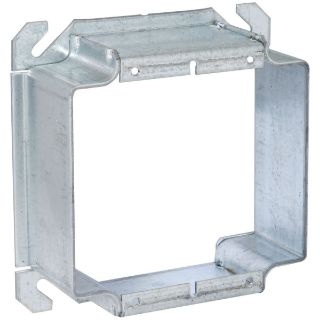 RACO RACO 795 Cover Box 4 In 4 In Receptacle/Switch Steel 2 1-1/2 In